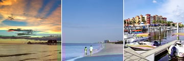Pier, Beach & Bay in Naples, Florida