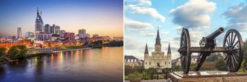 Nashville & New Orleans