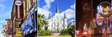 Sights in Nashville, New Orleans & Memphis