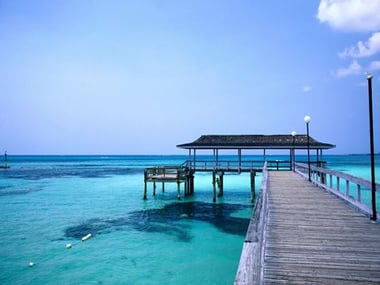 Pier in Nassau, Bahamas