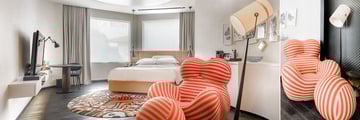 Eden & Nirwana Suite inspired by Andy Warhol at Naumi Hotel, Singapore
