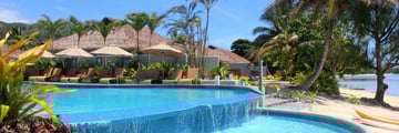 Pool and Beach at Nautilus Resort Rarotonga