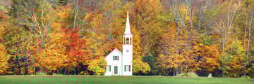 New Hampshire in the autumn