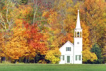 New Hampshire in the autumn