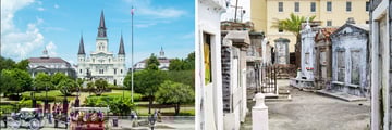 New Orleans Jackson Square & St Louis Cematary 1