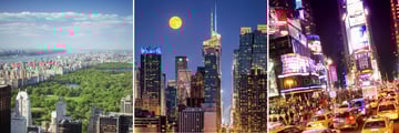 The sights of New York City