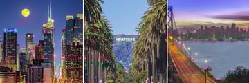 New York. Los Angeles & San Francisco