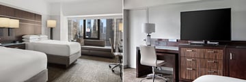New York Marriott Marquis Deluxe 2 Double Beds