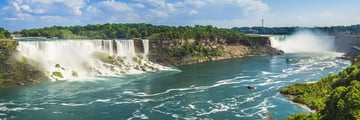 Panoramic view of Nigara Falls