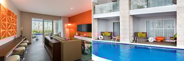 Nickelodeon Punta Cana flat swim up suite