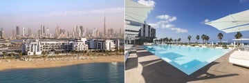 Nikki Beach Resort & Spa Dubai, Aerial View of Resort, Pool and Beach