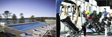 Outdoor Pool and Fitness Centre at Novotel Sydney Manly Pacific