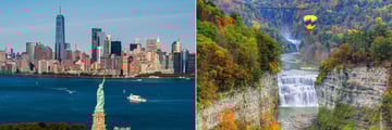 New York City and Finger Lakes