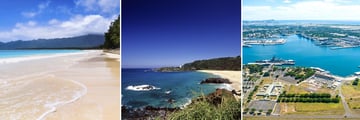 Oahu Coast and Pearl Harbour