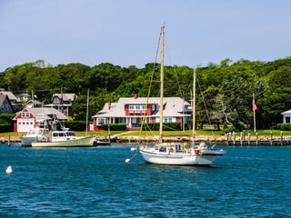 Oak Bluffs on the island of Martha's Vineyard