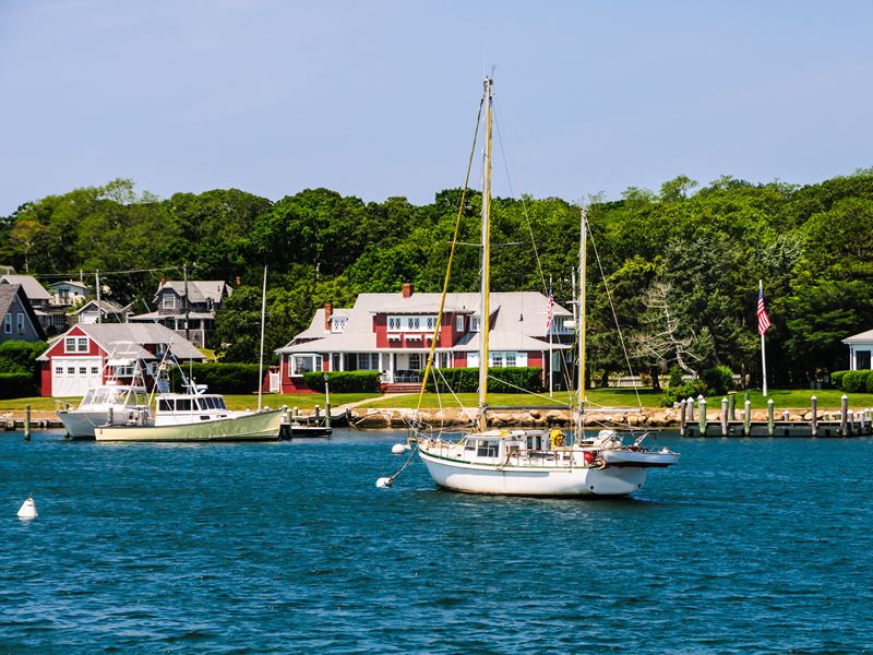 Oak Bluffs on the island of Martha's Vineyard