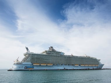 Oasis of the Seas out at sea