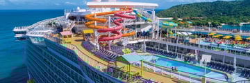 The waterpark onboard Oasis of the Seas