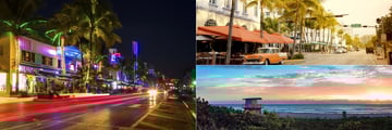 Ocean Drive and Beachfront, Miami