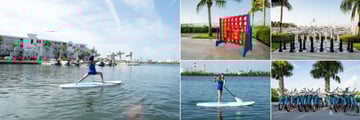 Oceans Edge Resort & Marina, Yoga, Giant Connect Four, Giant Chess, Cycling and Paddleboarding Activities
