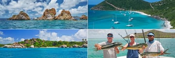 Excursions to The Indians, Jost Van Dyke, Fishing and The Baths at Oil Nut Bay