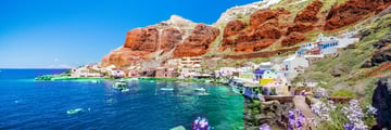 Old harbour of Ammoudi, Santorini