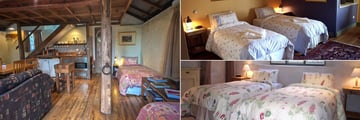 Old Leura Dairy, Milking Shed Living Area and Straw Bale Bedrooms 