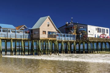 Old Orchard Beach pier, Maine