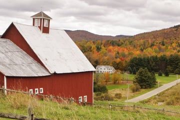 Country barns in Stowe
