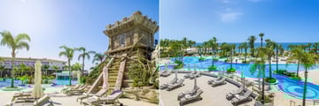 Views of the pool at Olympic Lagoon Resort