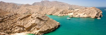 green lagoon omani coast