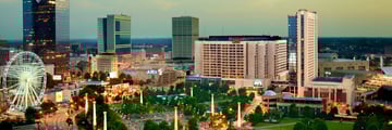 Exterior of Omni Atlanta Hotel at CNN Center
