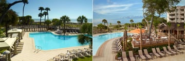 Adult Pool and Bouy Bar at Omni Hilton Head Oceanfront Resort