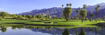 Sprawling golf courses in Palm Springs