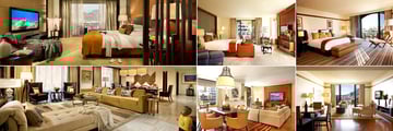 One&Only Cape Town, Table Mountain Suite Bedroom, Two Bedroom Suite Bedroom, Marina Suite Bedroom and Living Room, Two Bedroom Suite Living Room and Table Mountain Suite Living Room