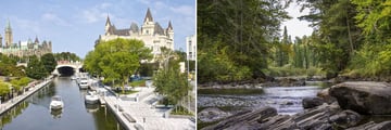 Parliament Hill in Ottawa & Algonquin Provincial Park