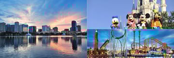 Orlando Skyline, Walt Disney World Resort and Universal's Island of Adventure