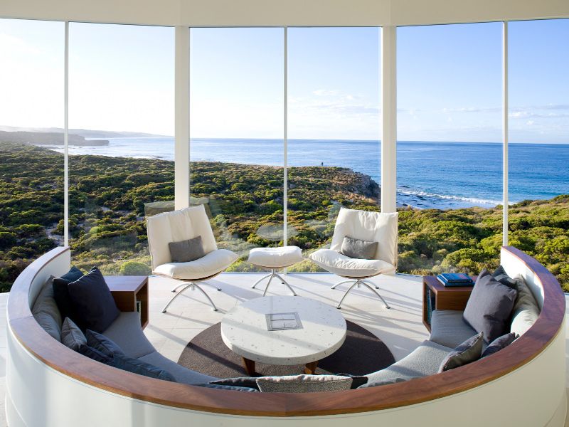 Osprey Pavilion Lounge at Southern Ocean Lodge