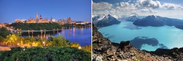 Ottawa City & Garibaldi Lake in Whistler