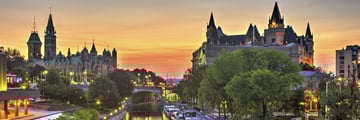 Rideau Canal and Parliament Hill, Ottawa