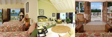 Ottley's Plantation Inn, Ocean View Room, Deluxe Room and Living Room