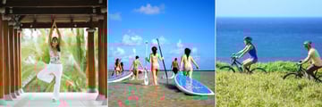 Outrigger Mauritius Beach Resort, Yoga, Water Sports and Electric Bikes