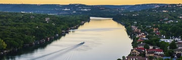 Overlooking Colorado River, Austin, Texas