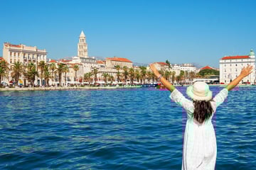 Overlooking Split, Croatia