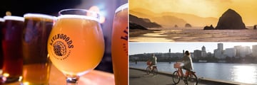 Beer, cycling and views in Portland