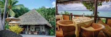 Black Rock Cafe and Dining View at Pacific Resort Aitutaki