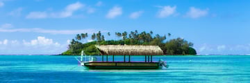 Moana Roa in the Lagoon at Pacific Resort Rarotonga