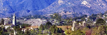 Palms Mountains in Santa Barbara