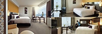 Pan Pacific Hanoi, (clockwise from left): Premier Lake View Room, Deluxe Room and Pacific Club Room