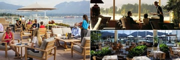Pan Pacific, Patio Terrace Restaurant, Coal Harbour Bar and Oceans 999 Restaurant